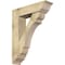 Ekena Millwork Olympic Traditional Rough Sawn Bracket w/ Offset Brace, Douglas Fir, 8"W x 30"D x 38"H BKT0806X30X38OLY01RDF - alternate 1